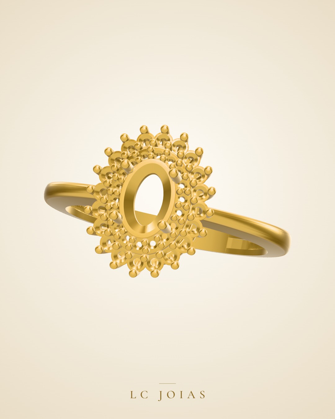 Anel 7217 an em ouro