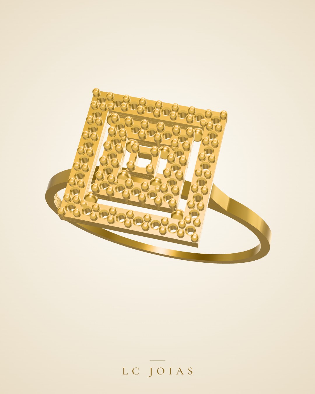 Anel 1586 an em ouro