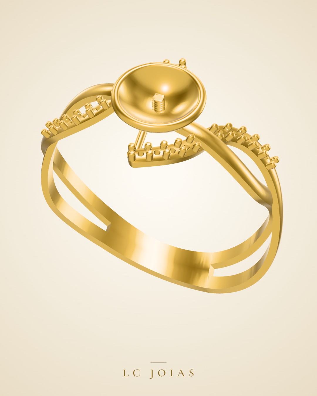 Anel 3509 anel em ouro