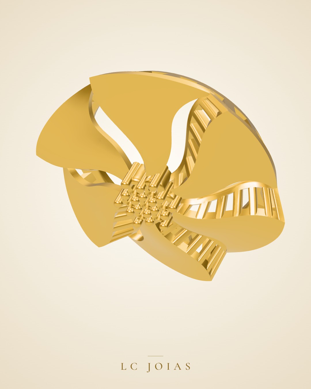 Brinco mirrored copy of 7111br em ouro