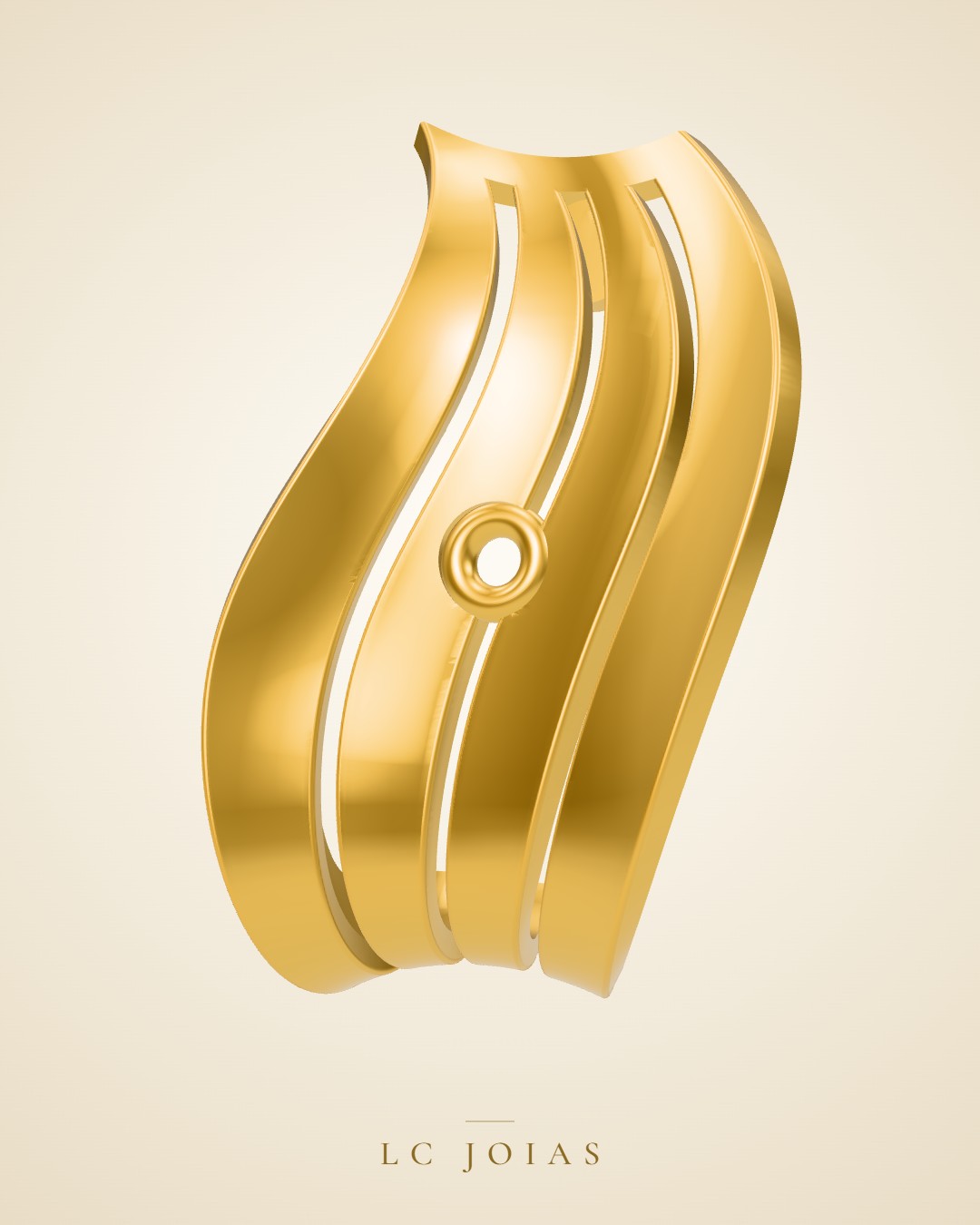 Brinco 8115 br espelhar em ouro
