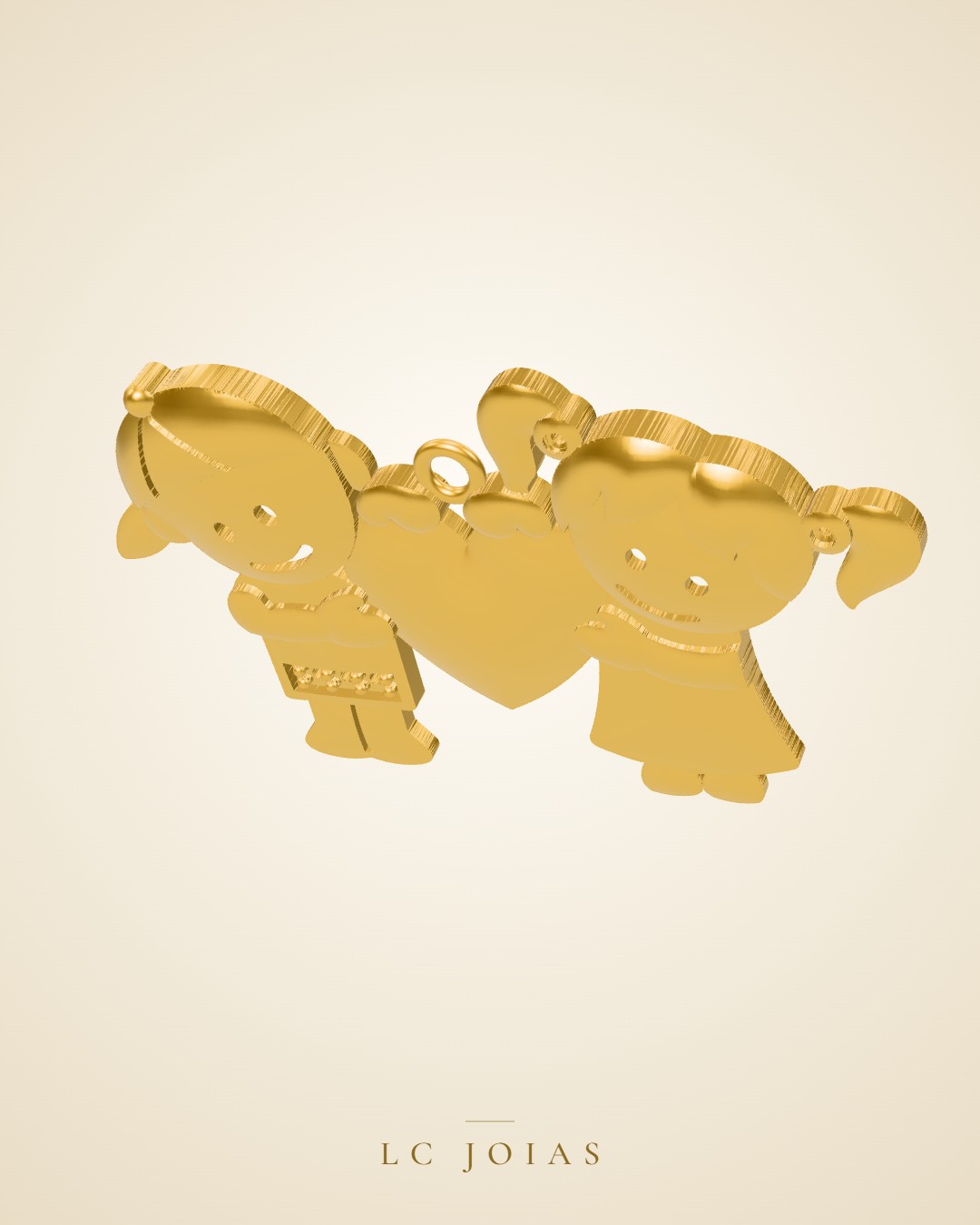 Pingente 7833 pg em ouro
