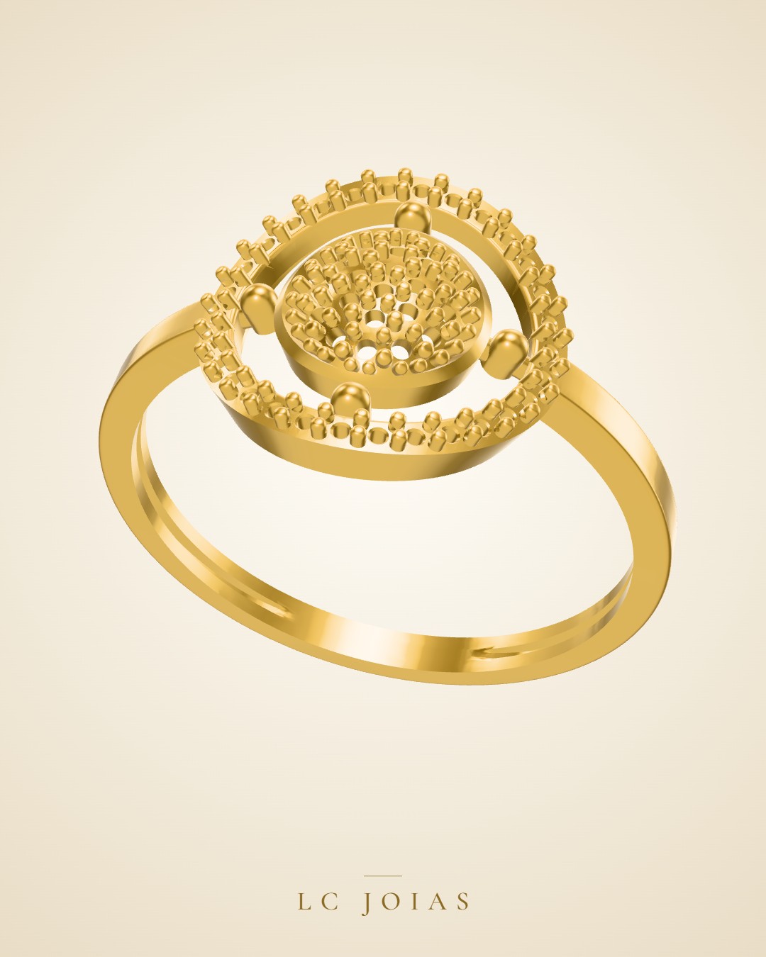 Anel 611 an em ouro