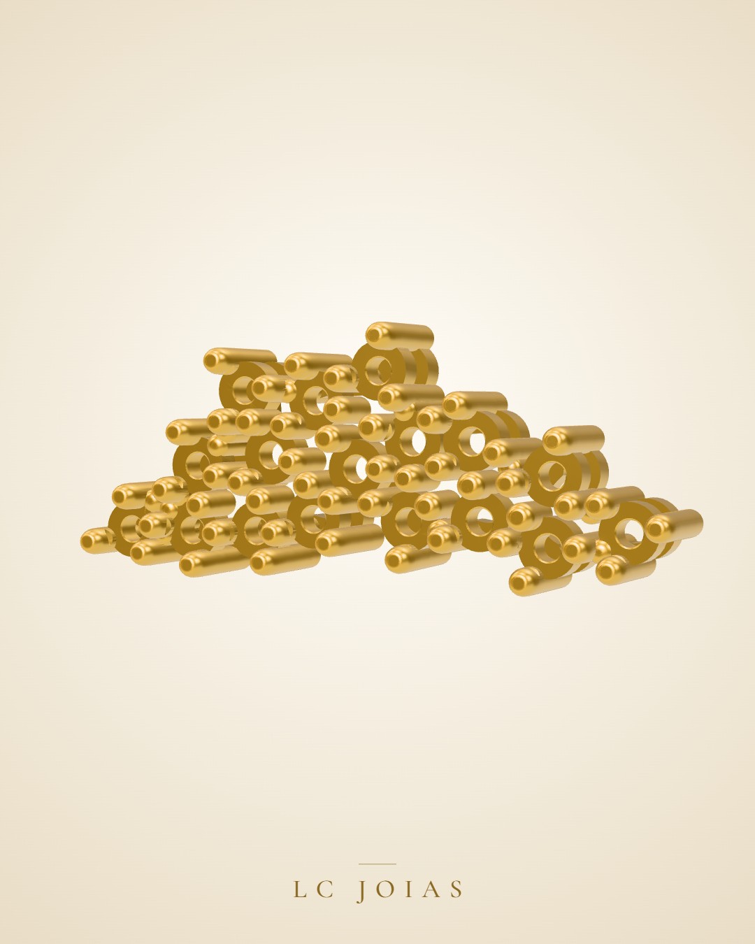 Brinco 8048 br espelhar em ouro