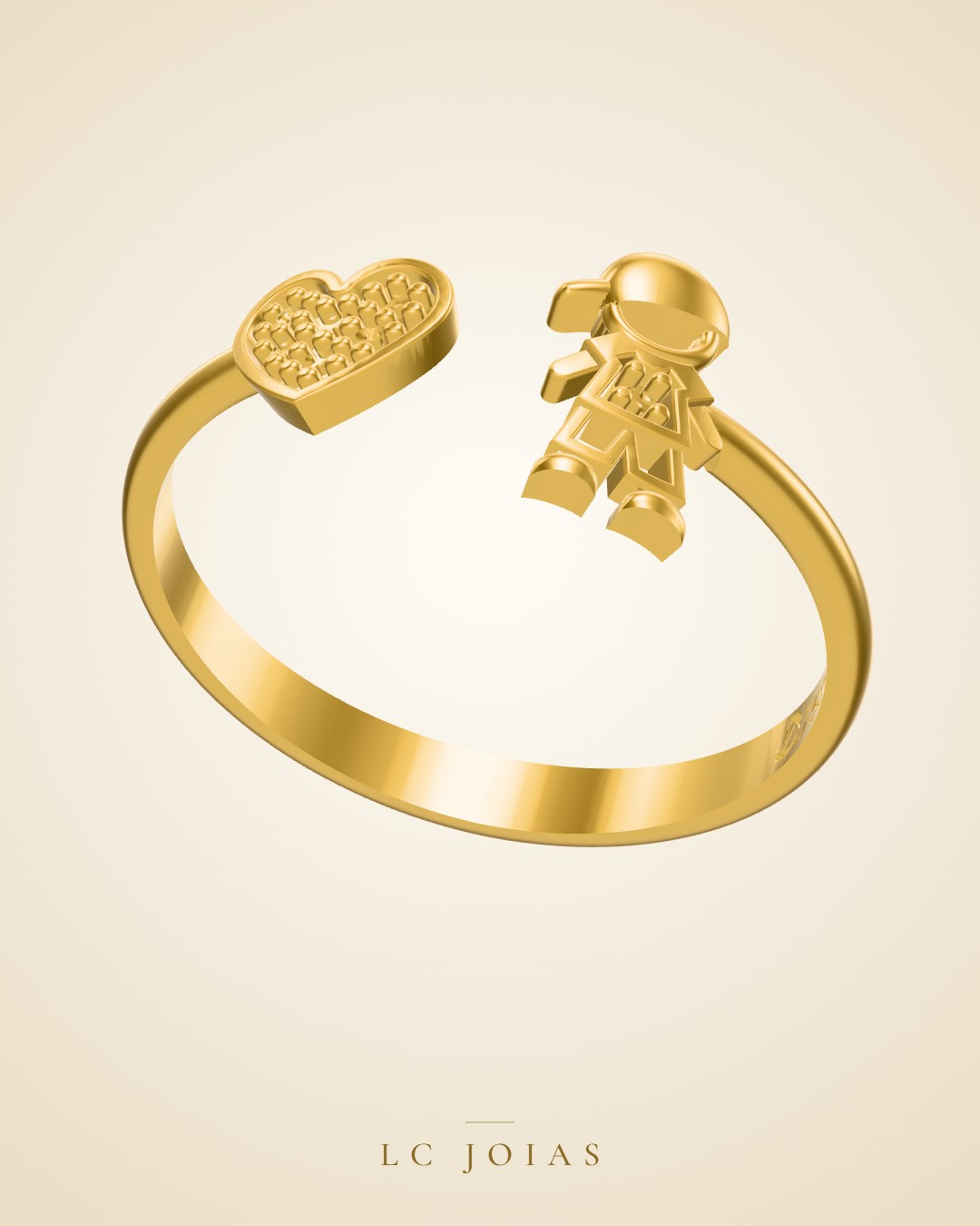 Anel 7425 an em ouro