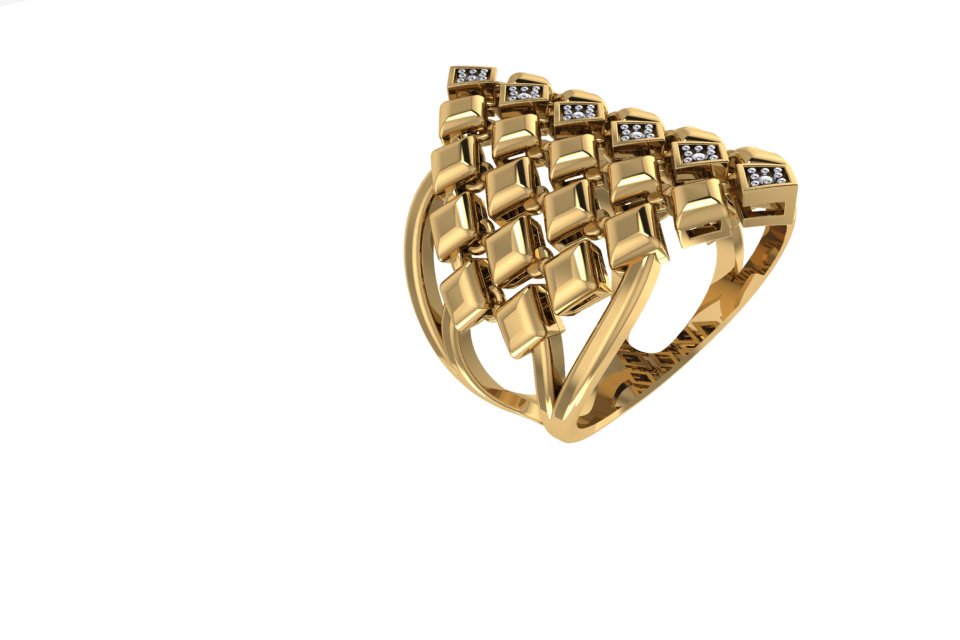 Anel 7595 an em ouro