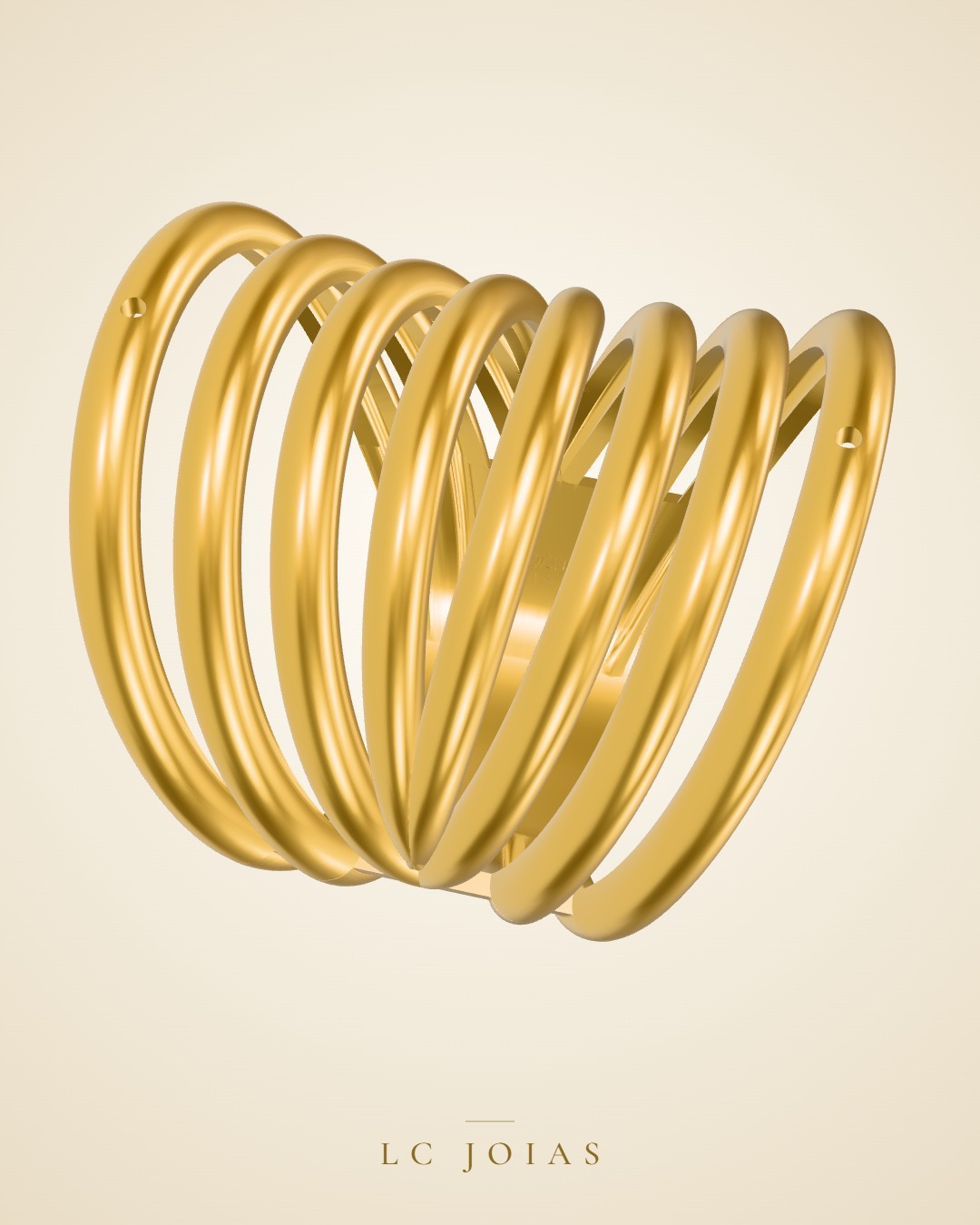 Anel 6261an em ouro