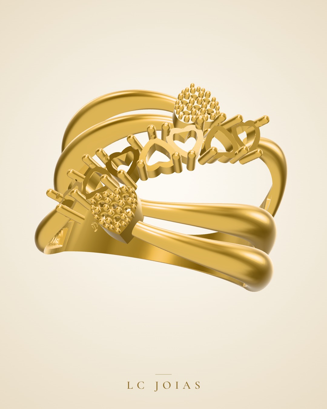 Anel 8294 an em ouro