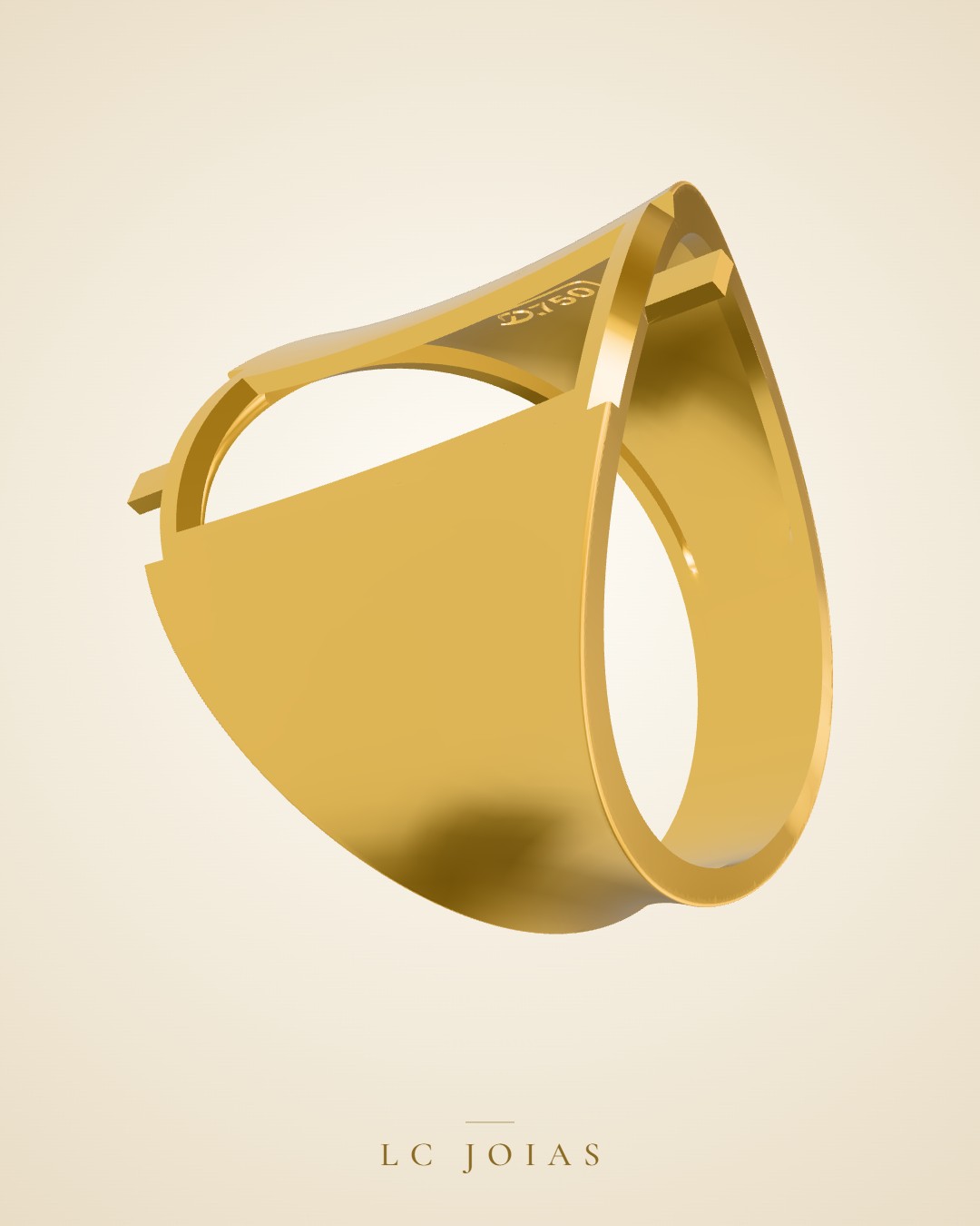 Anel 7744 an em ouro
