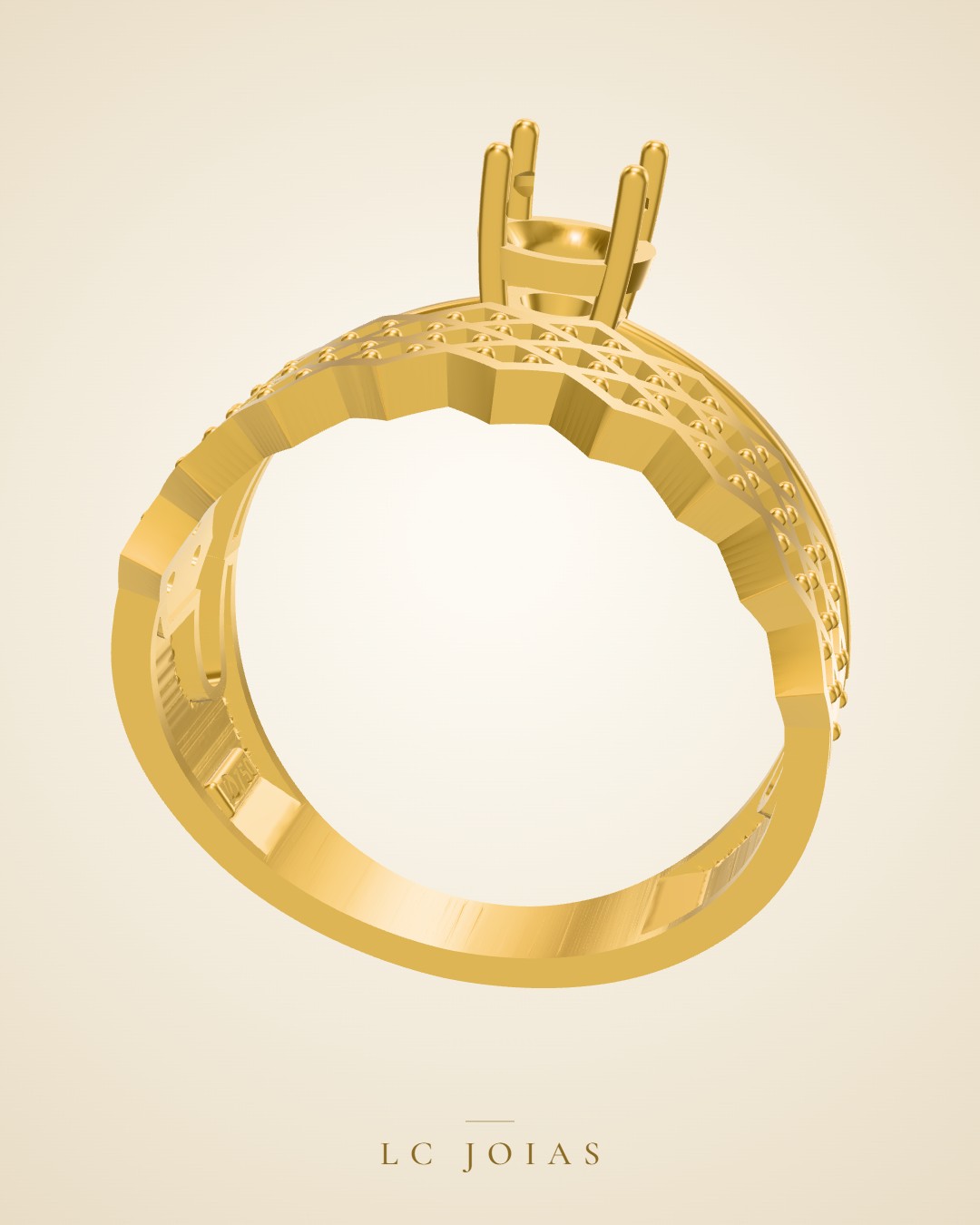 Anel 1241 z an em ouro