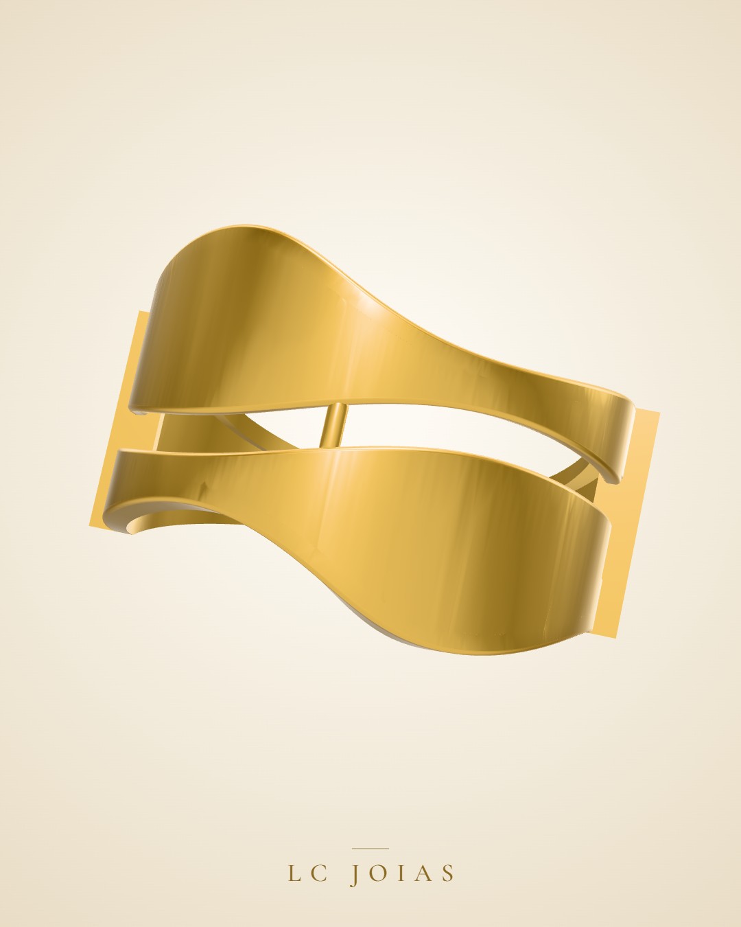 Anel 013 an em ouro