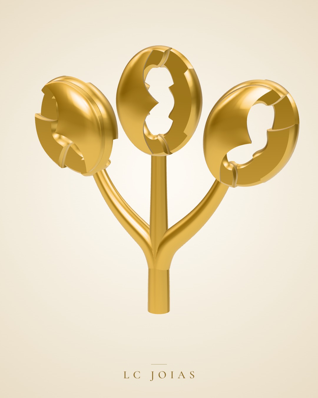 Colar 26 corrente em ouro