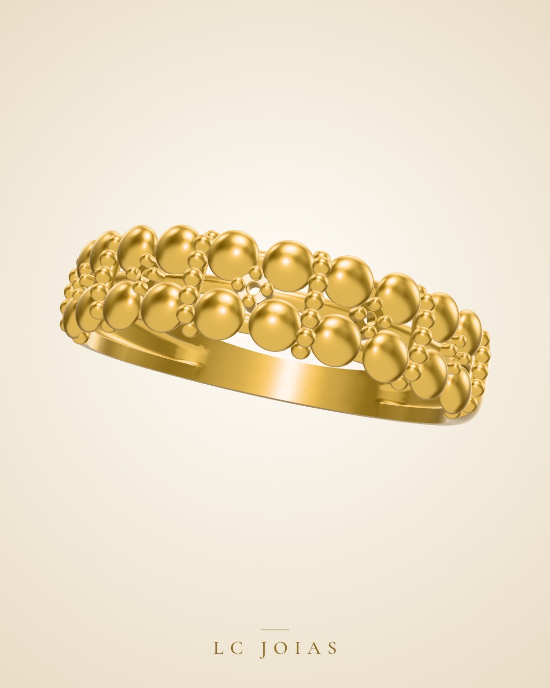 Anel 021 an em ouro