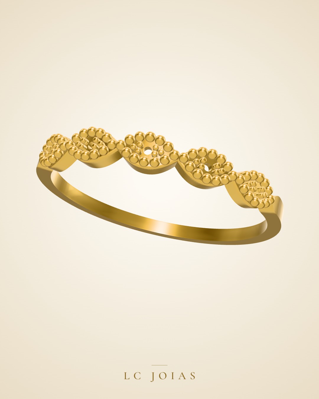 Anel 6511 an em ouro