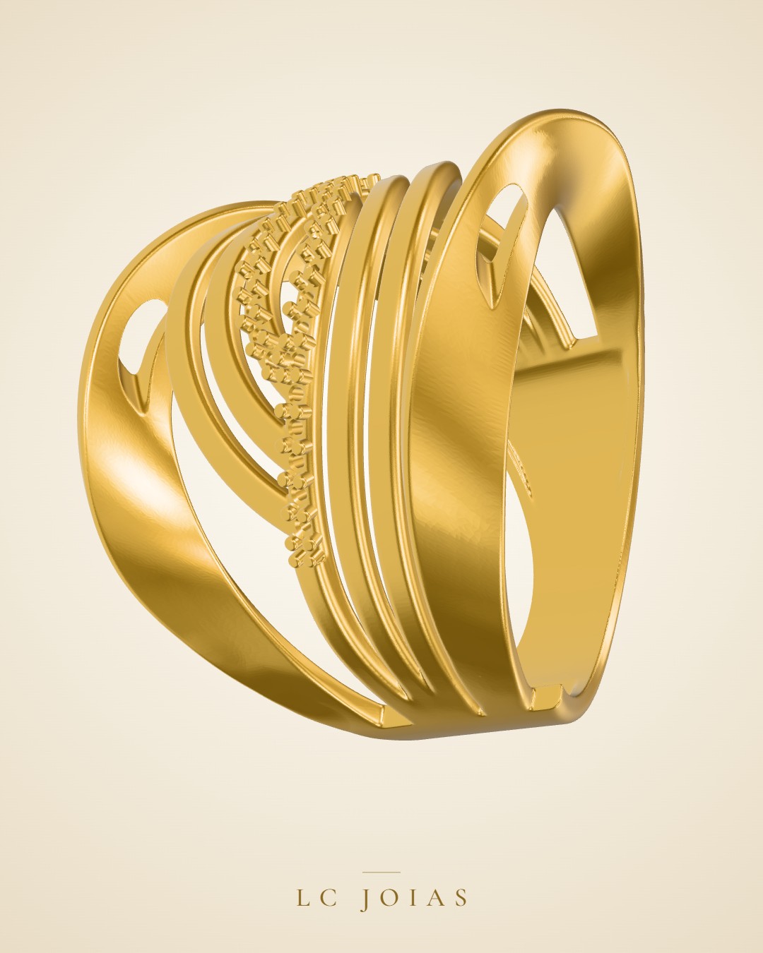 Anel 7851 an em ouro