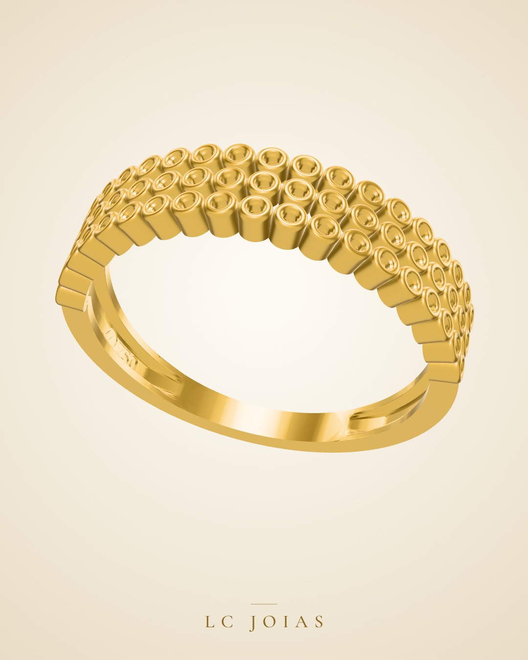 Anel 6265an em ouro