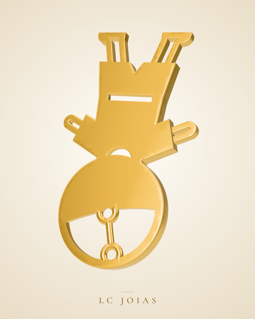Pingente 7794 pg em ouro