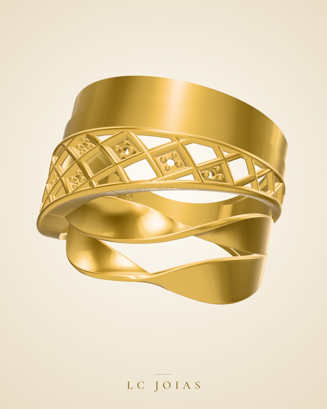 Anel 7602 an em ouro