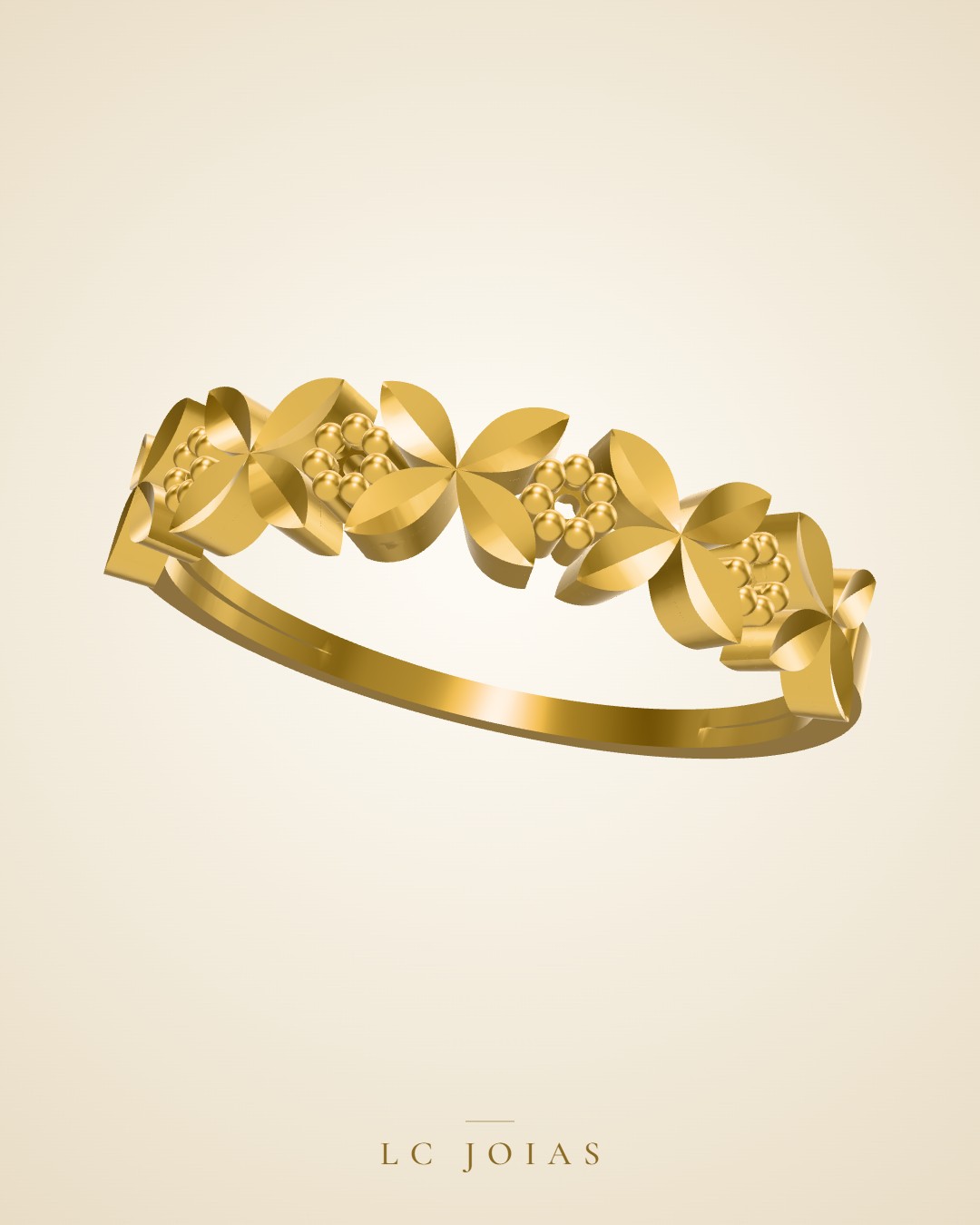 Anel 6504 an em ouro