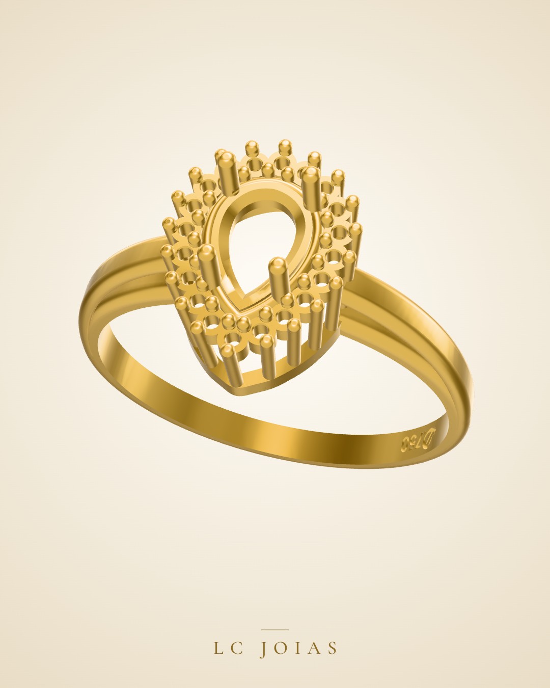 Anel 672 an em ouro