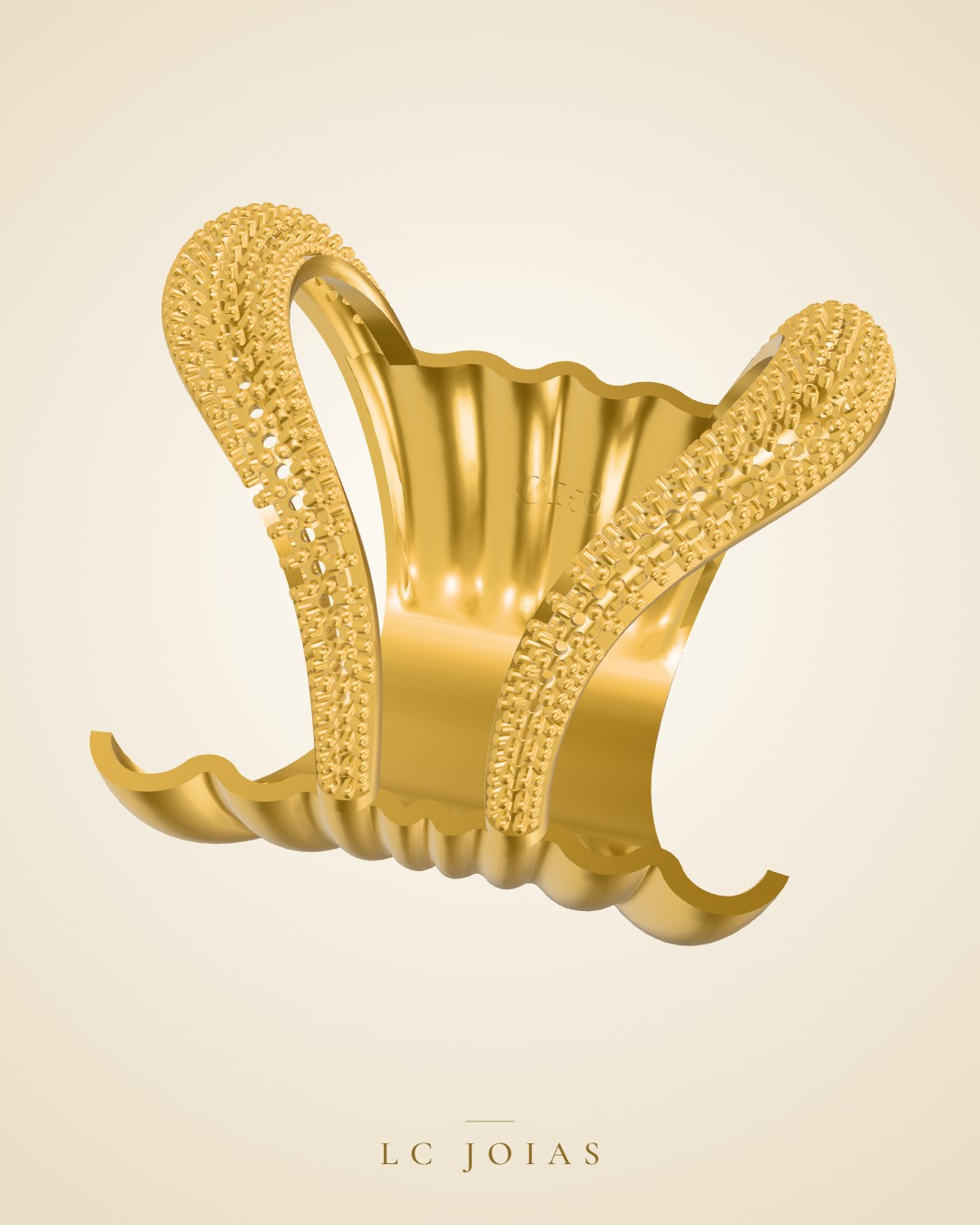 Anel 6207an em ouro