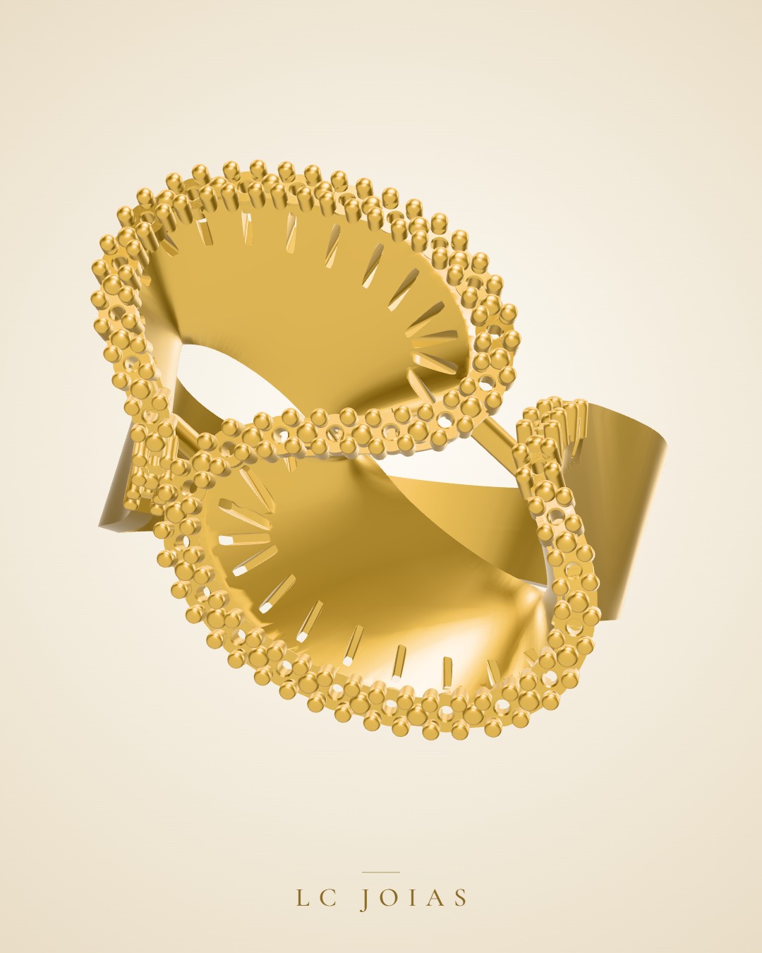 Anel 7810 an em ouro