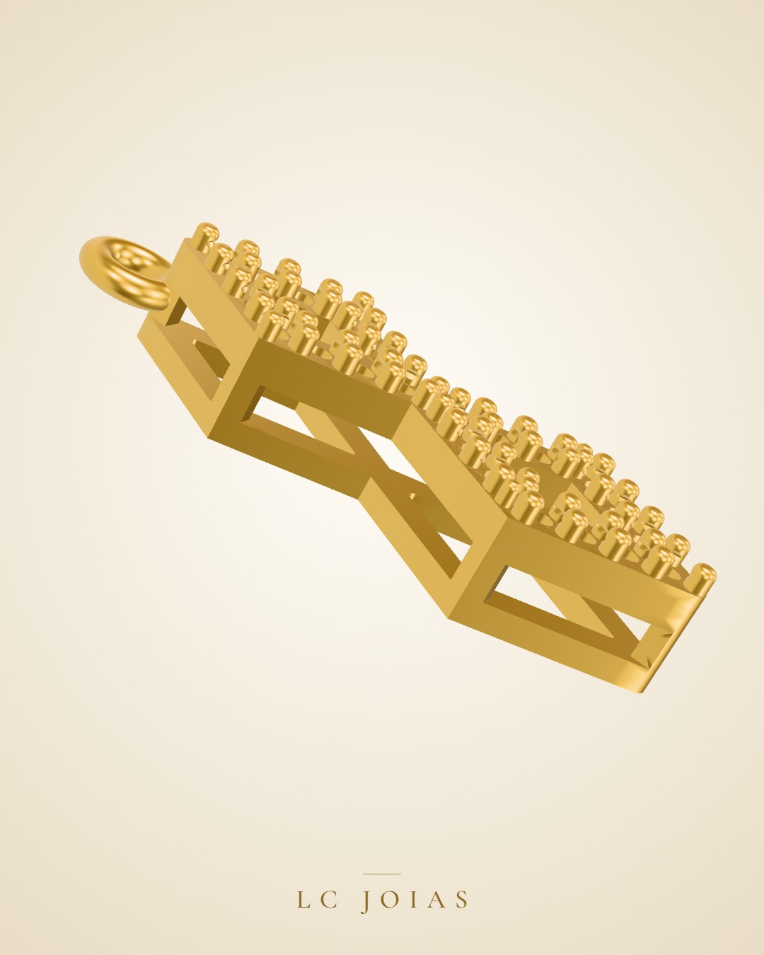 Brinco 7348 br base em ouro