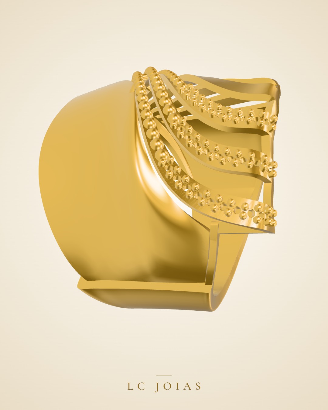 Anel 7725 an em ouro