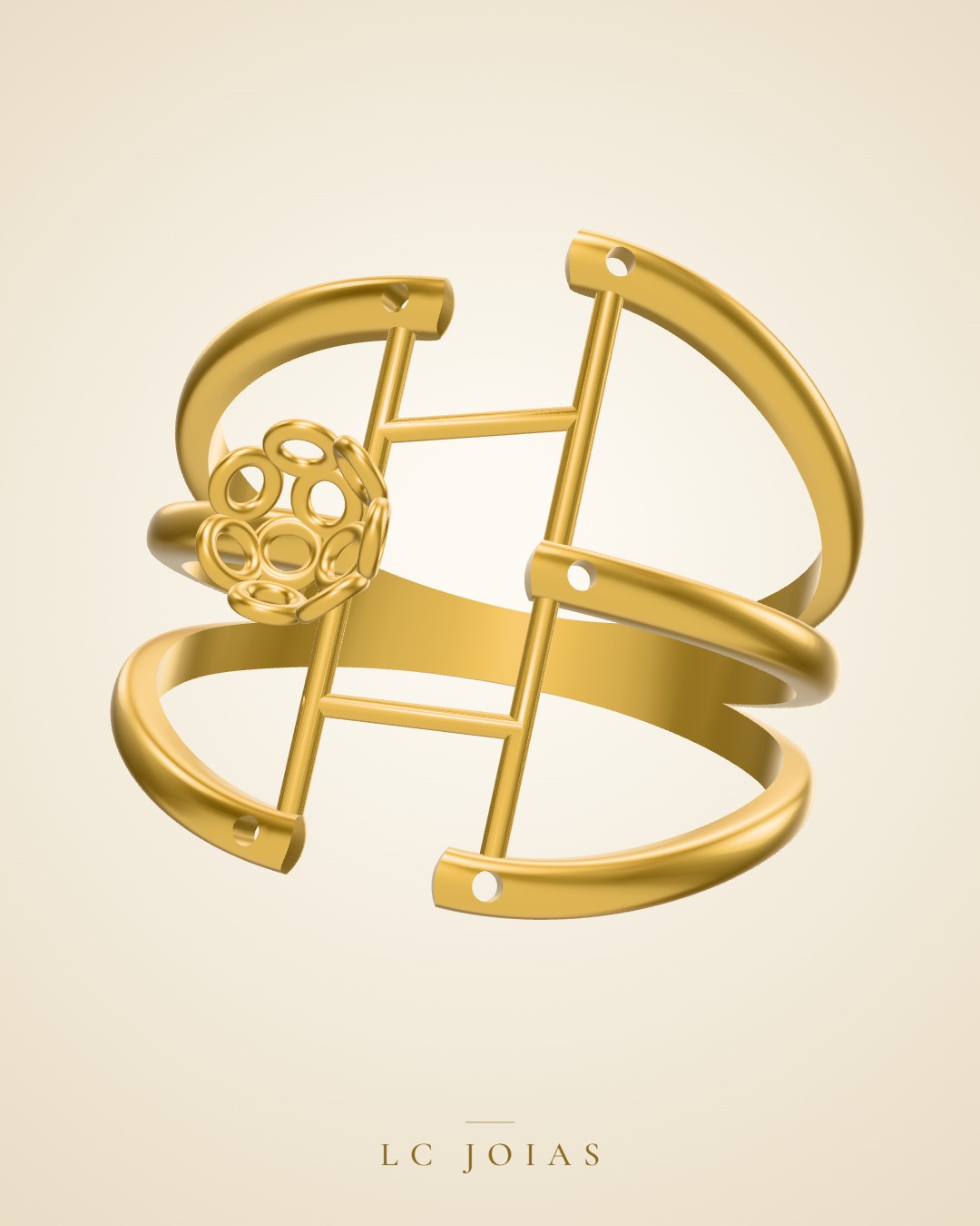 Anel 7758 an em ouro