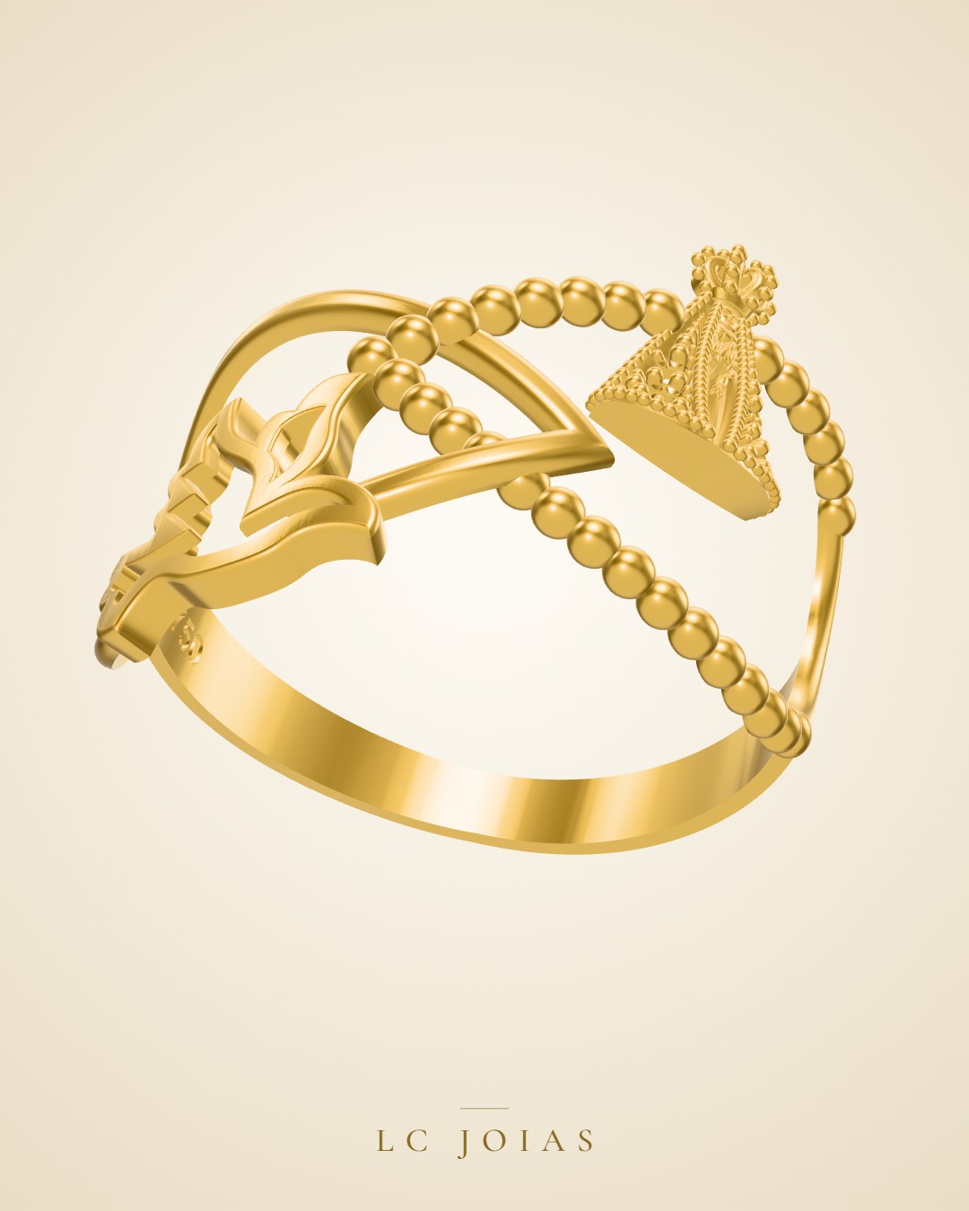 Anel 8701 an em ouro