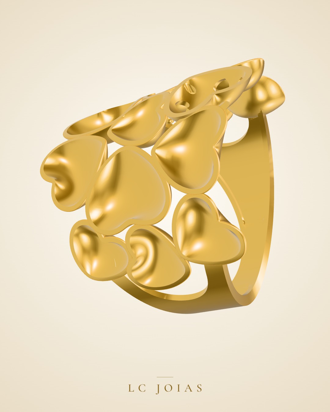 Anel 7523 an em ouro