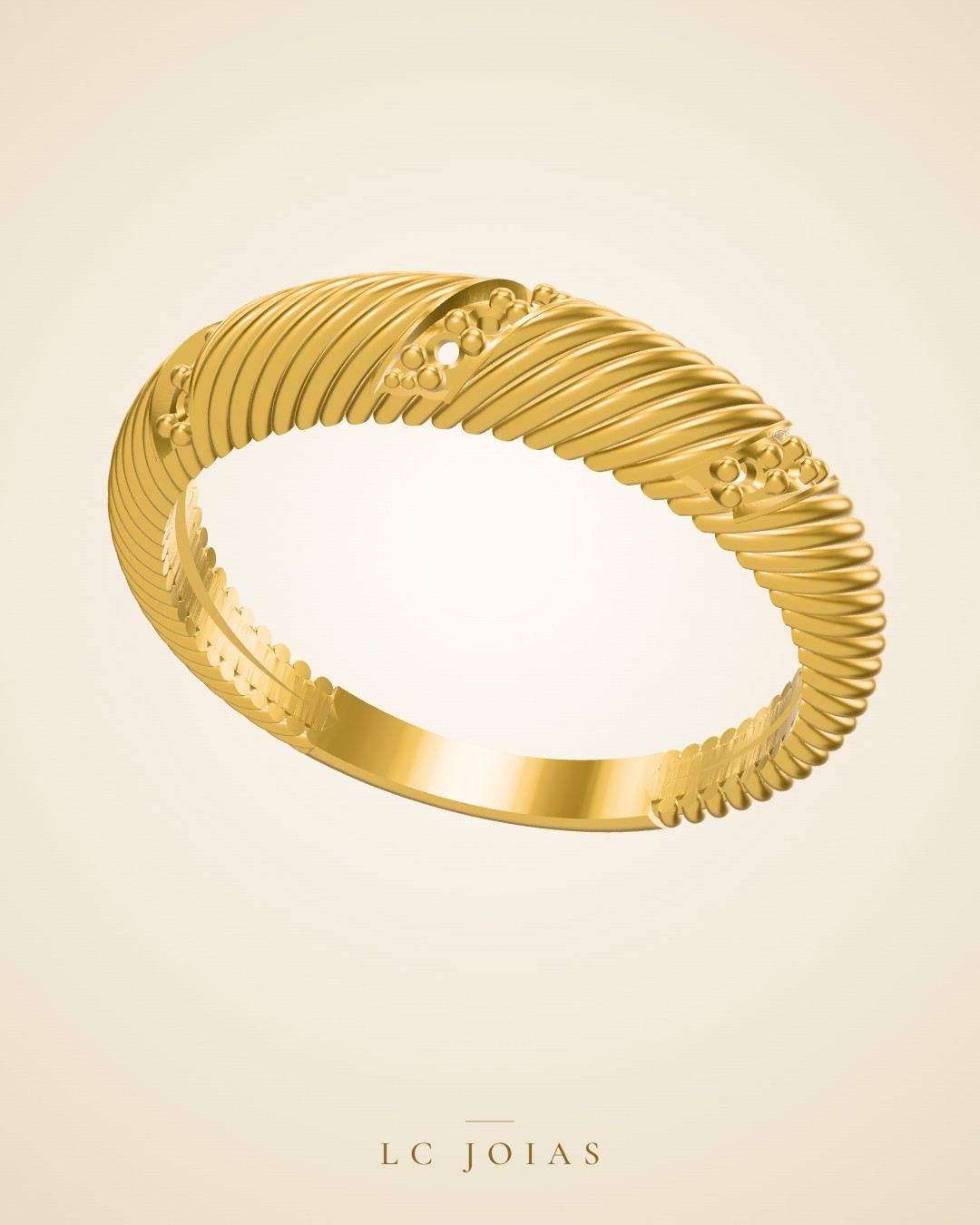 Anel 1490 an n16 em ouro