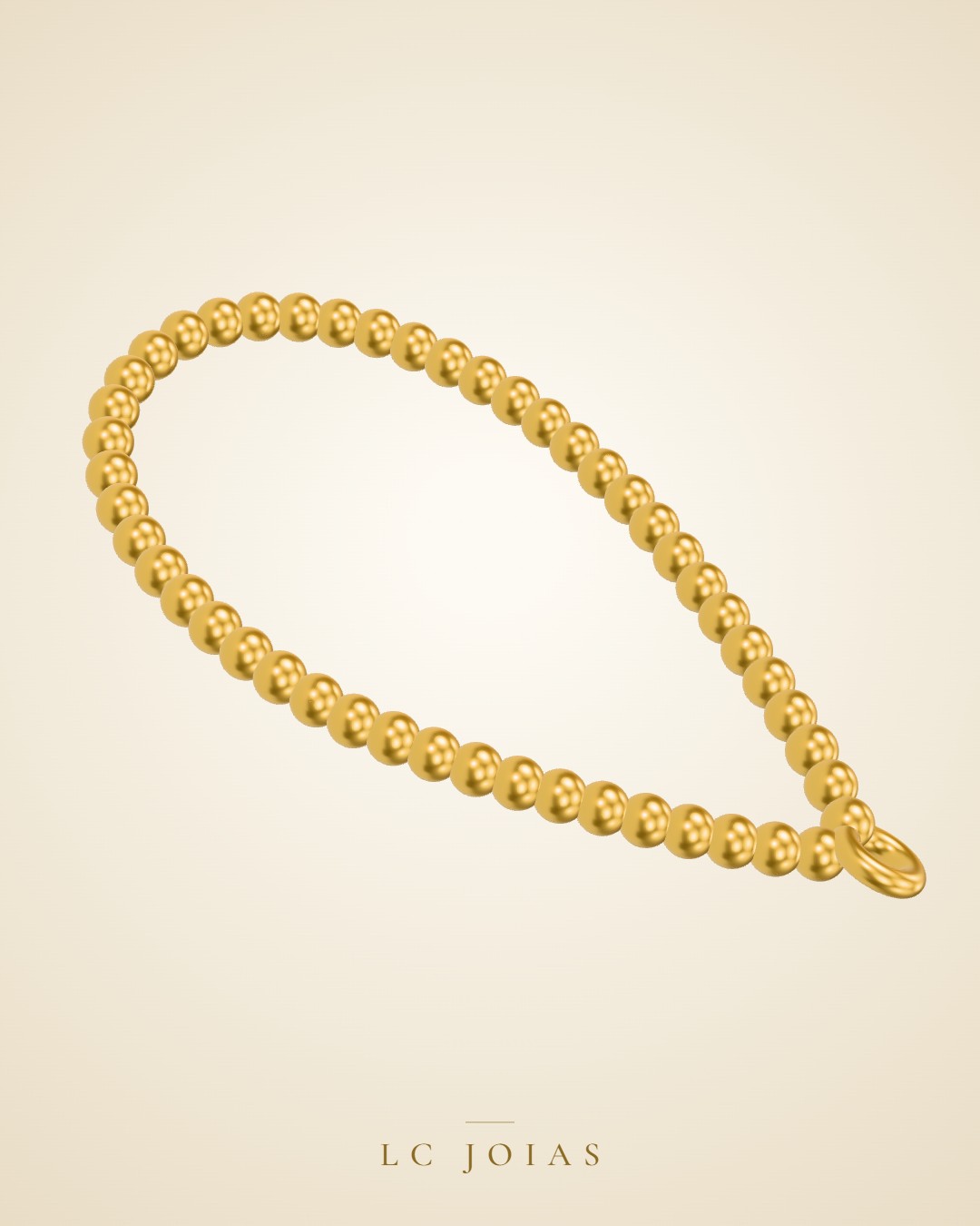 Brinco 7910 br a espelho em ouro