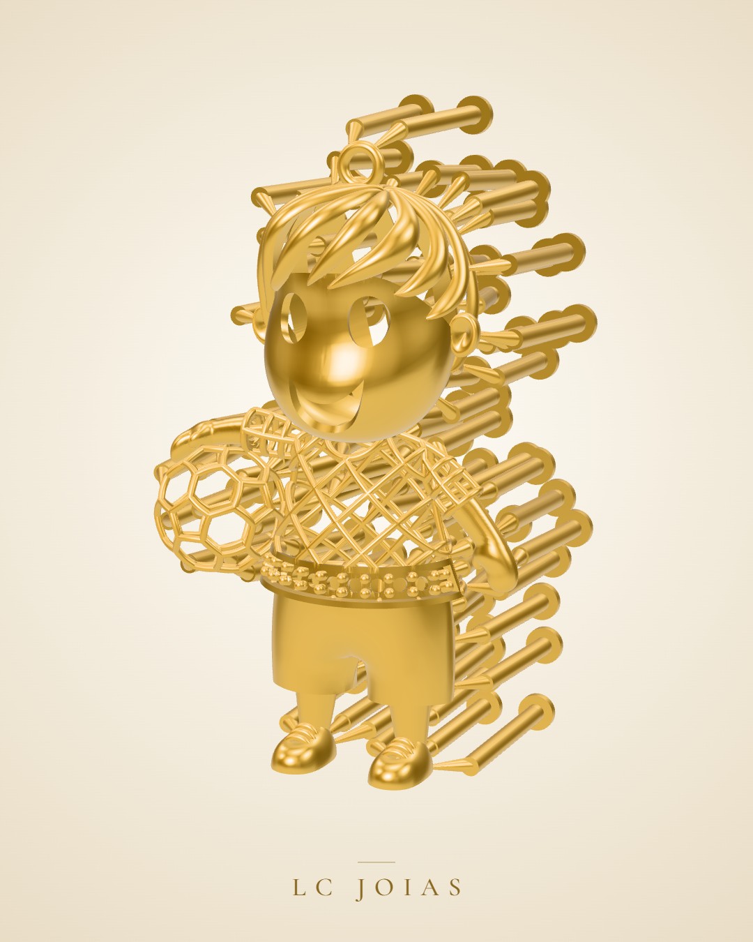 Pingente untitled 7991 pg em ouro