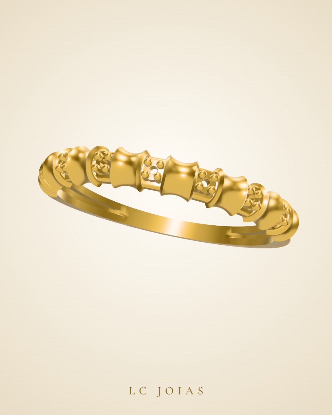 Anel 09 an em ouro