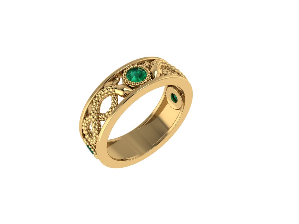 Anel 8035 an em ouro
