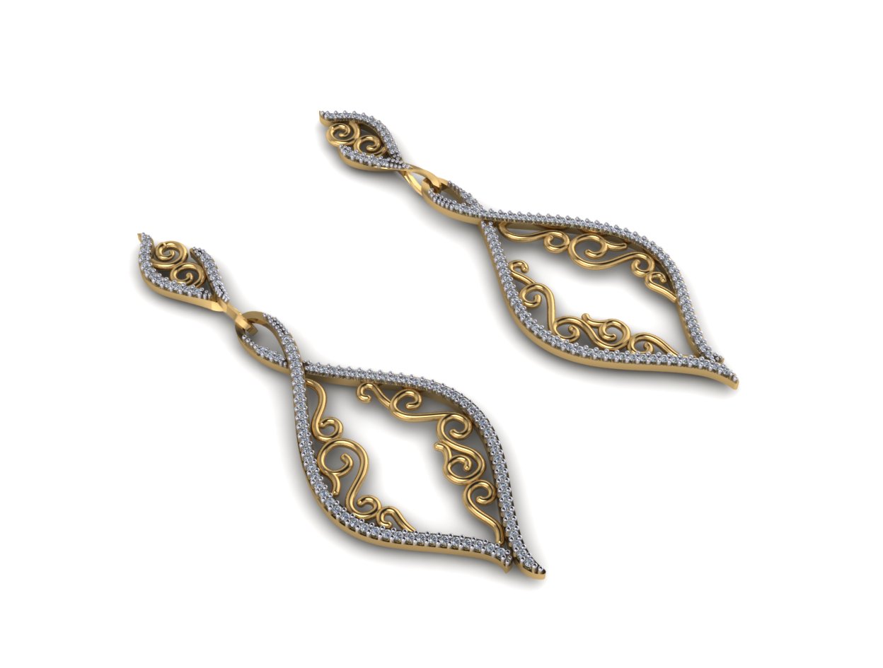 Brinco 7433 br em ouro