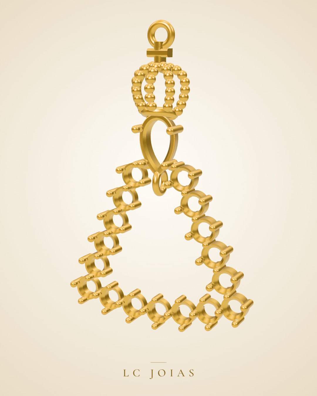 Pingente d 0016 pg em ouro
