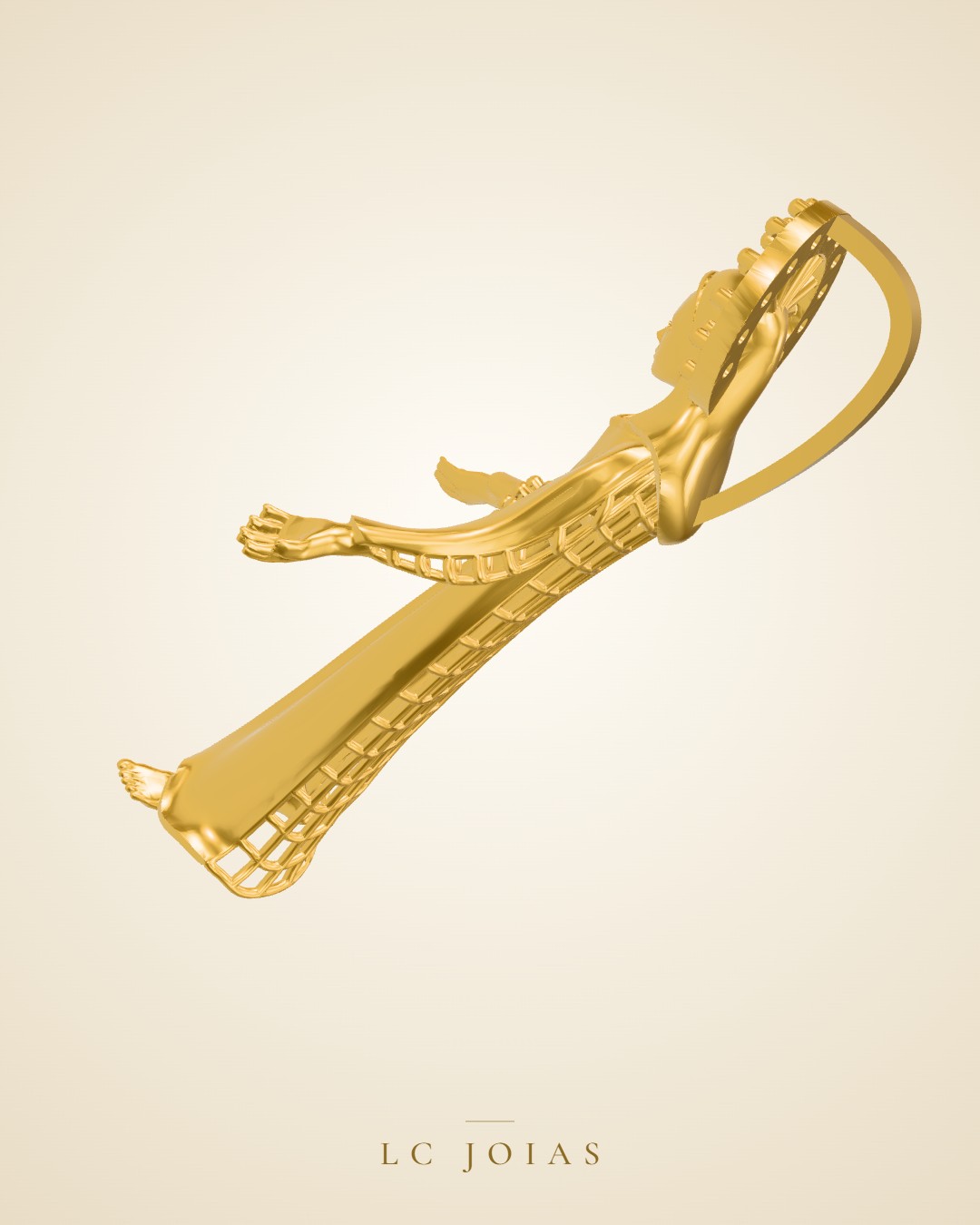 Pingente 8197 pg pd m em ouro