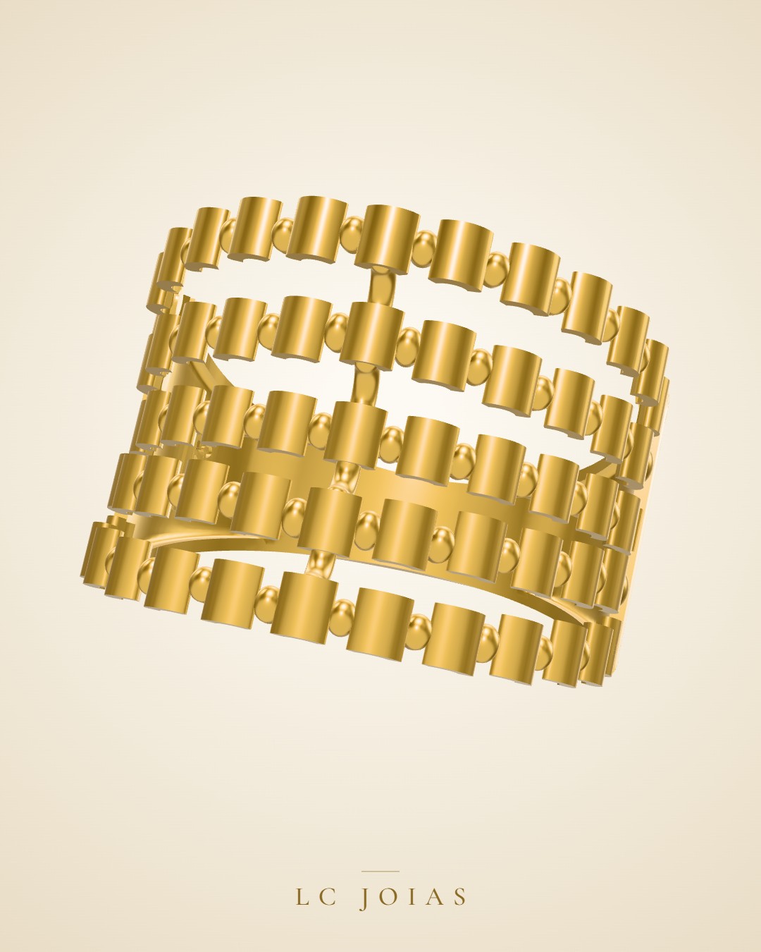 Anel 1164 z an em ouro