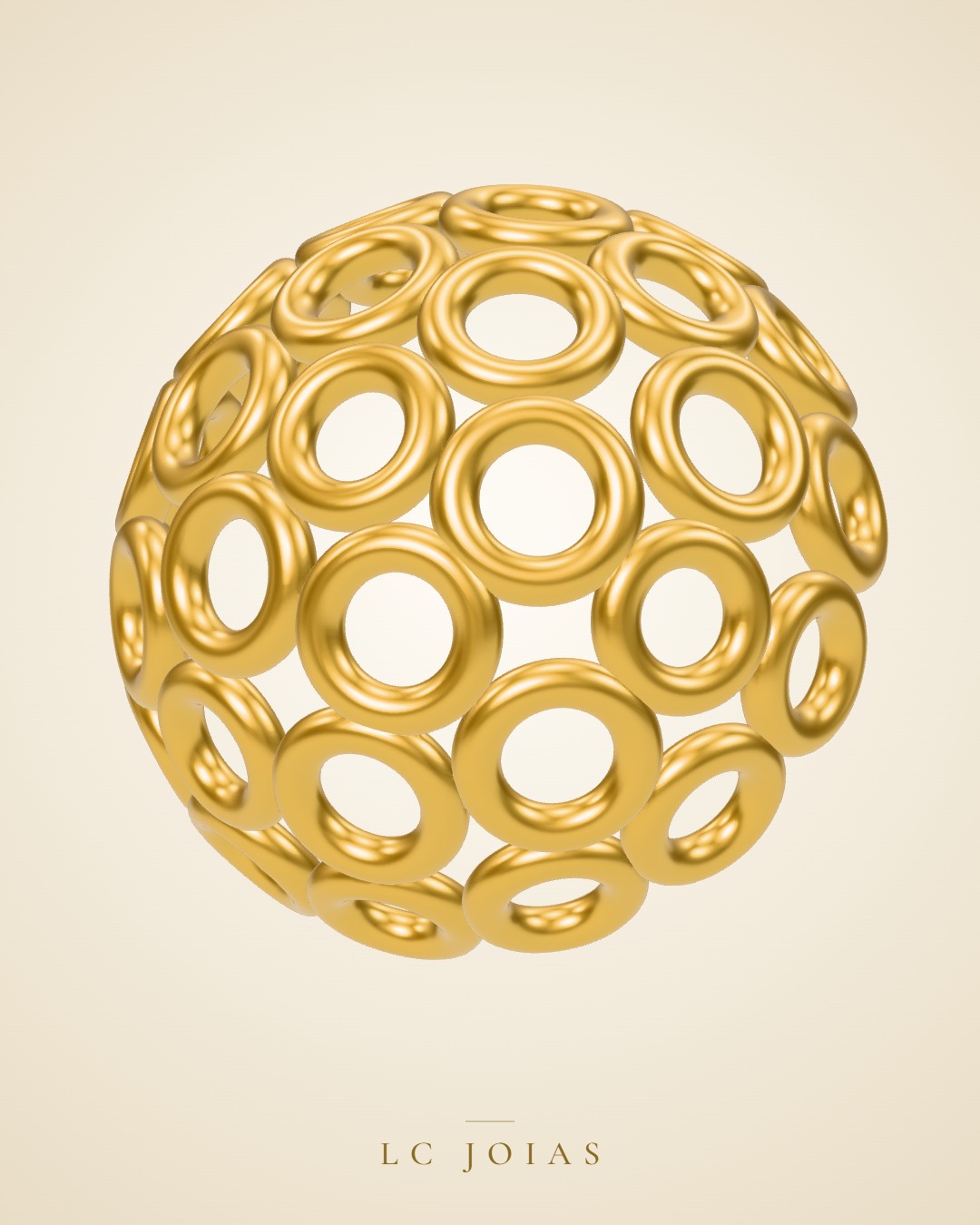 Pulseira bolinha 9 b pul em ouro