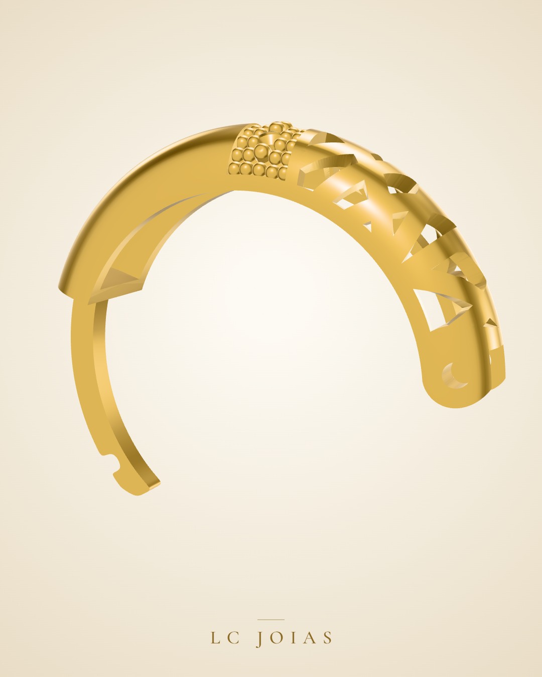 Brinco 6790 br 02 em ouro