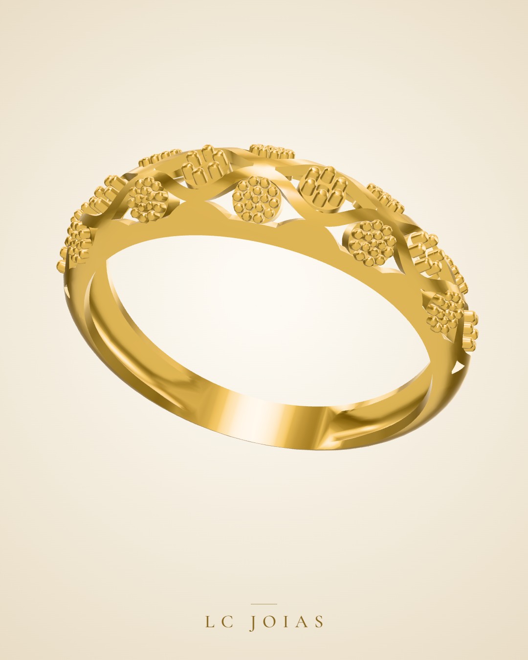 Anel 6061 an em ouro