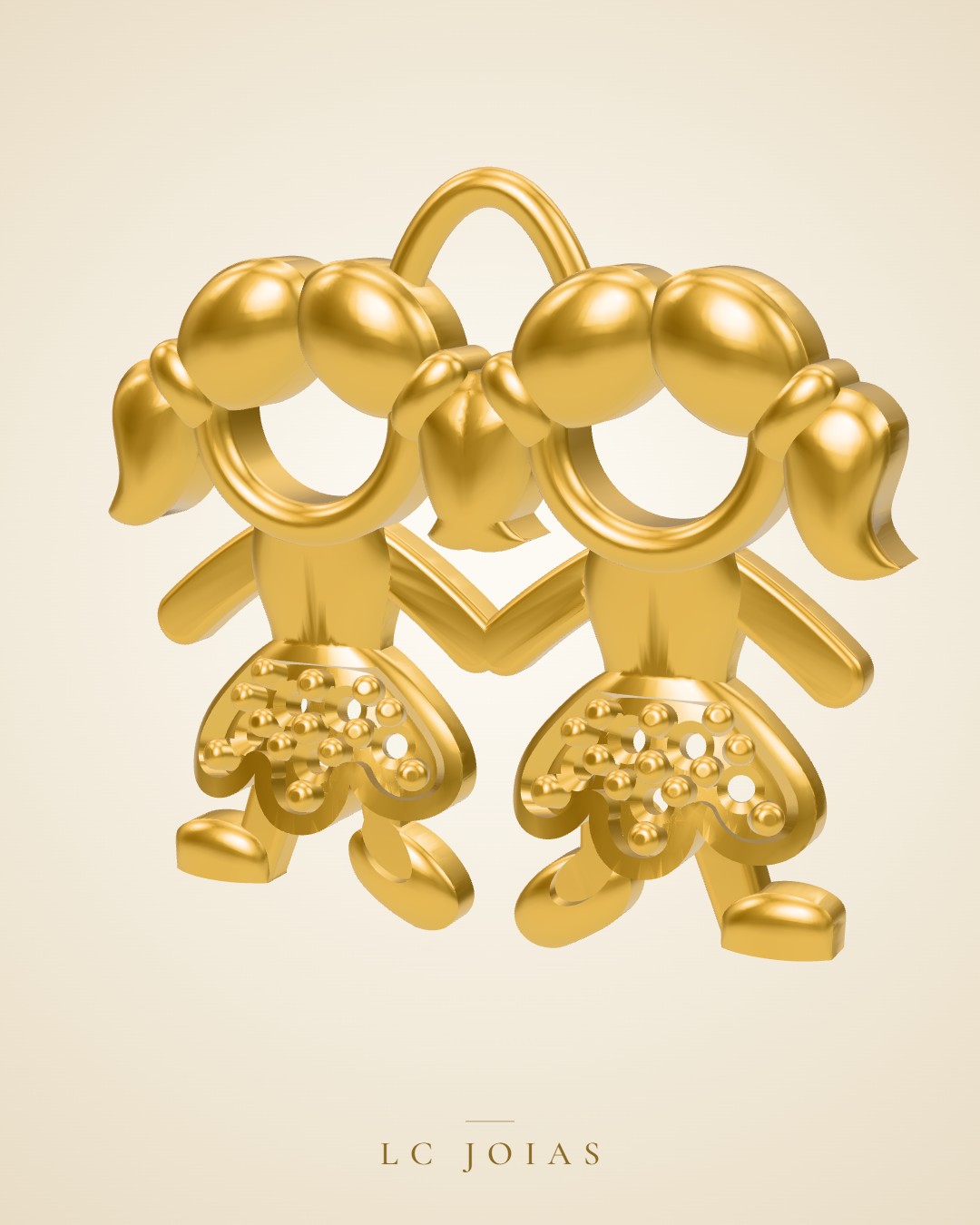 Pingente 7333 pg em ouro