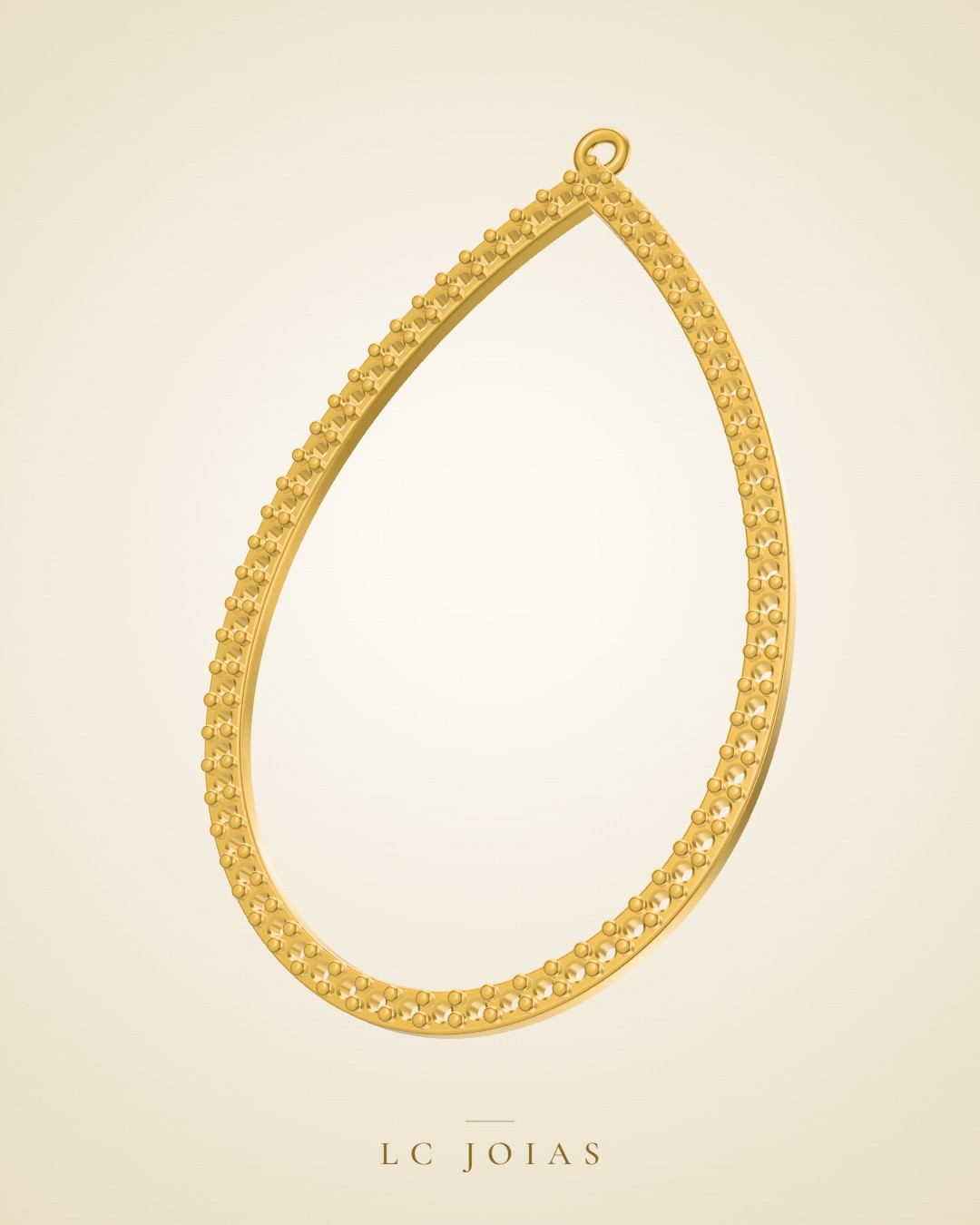 Brinco 889br em ouro