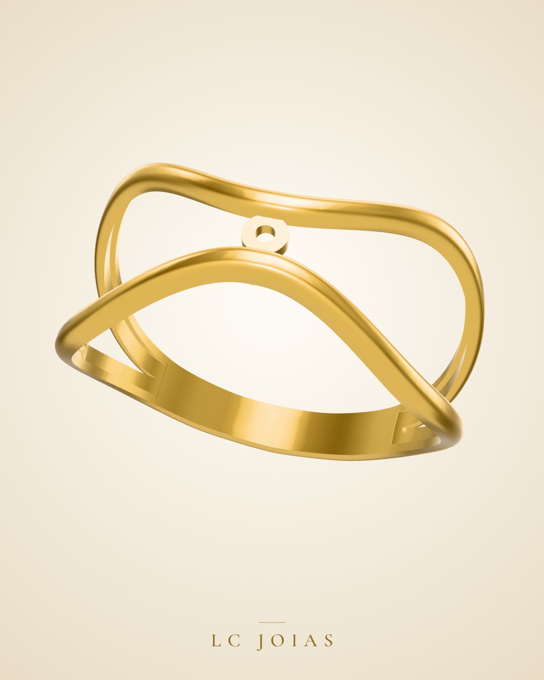 Anel 8185 an em ouro