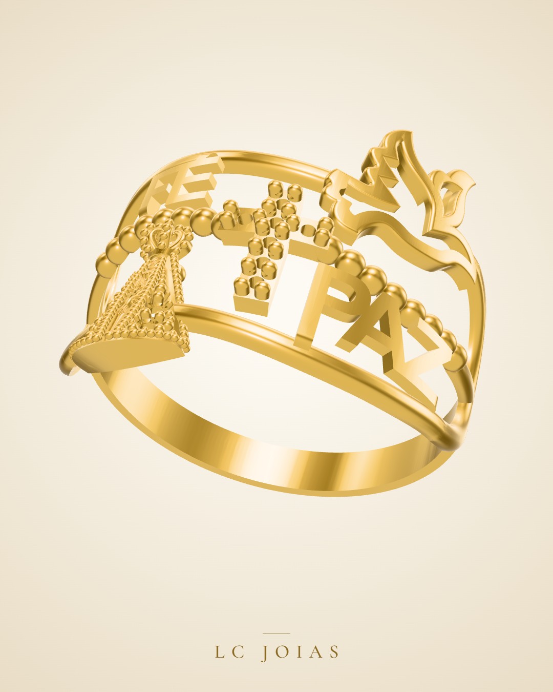 Anel d0020 an 19 em ouro