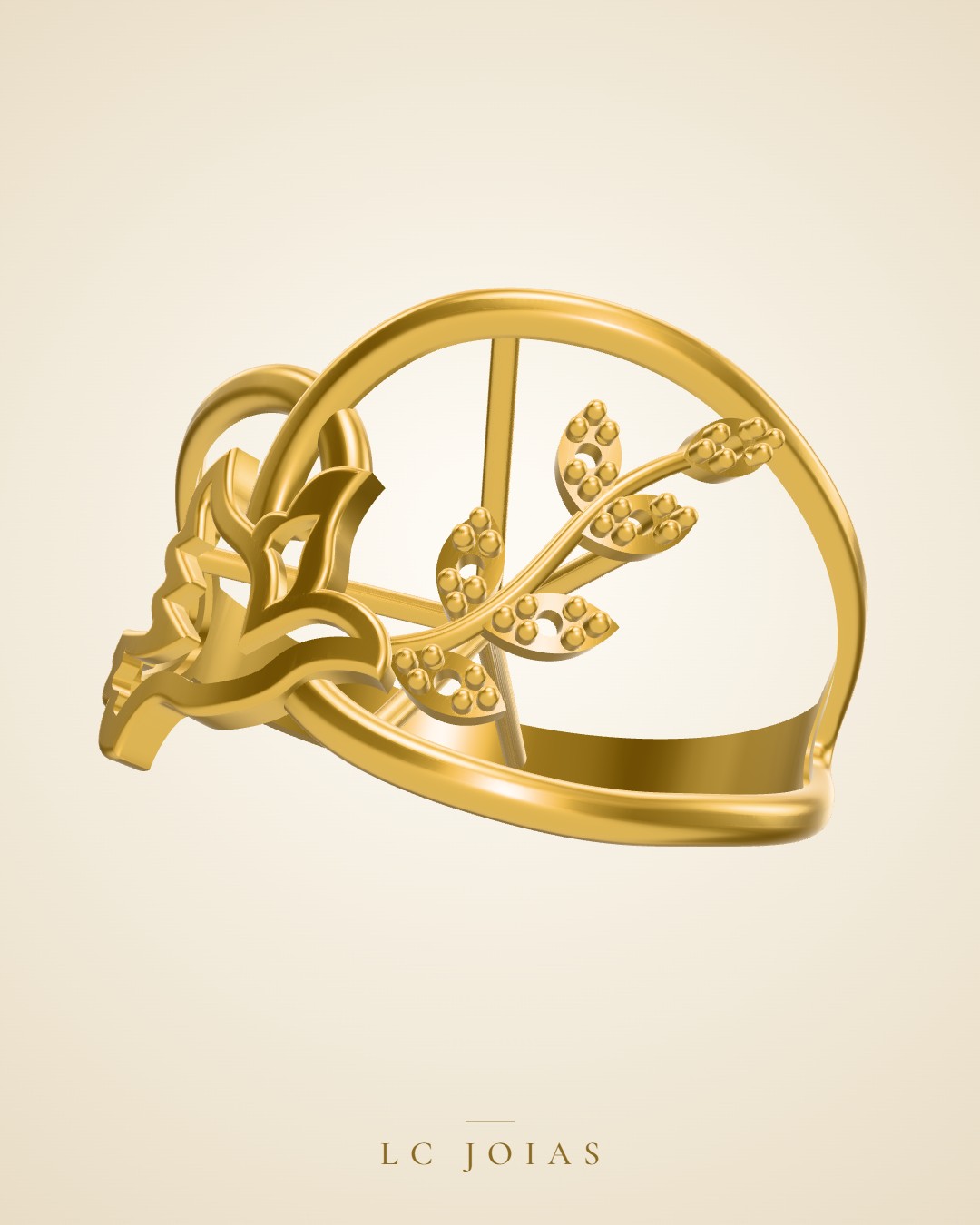 Anel d 0064 an em ouro