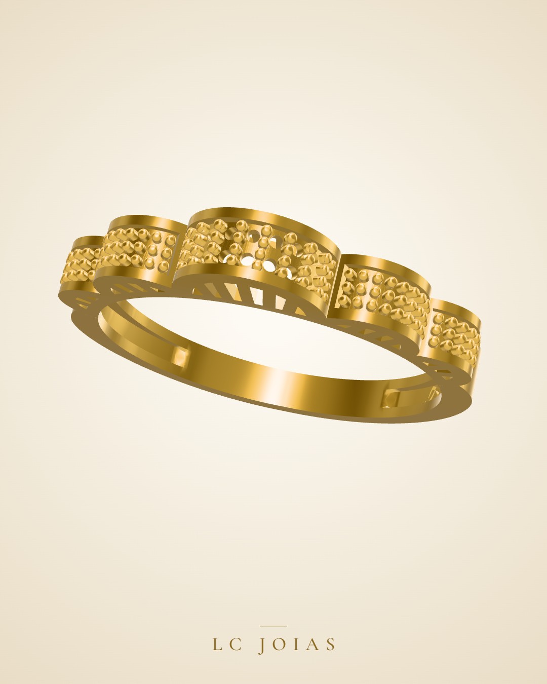 Anel 6421 an em ouro