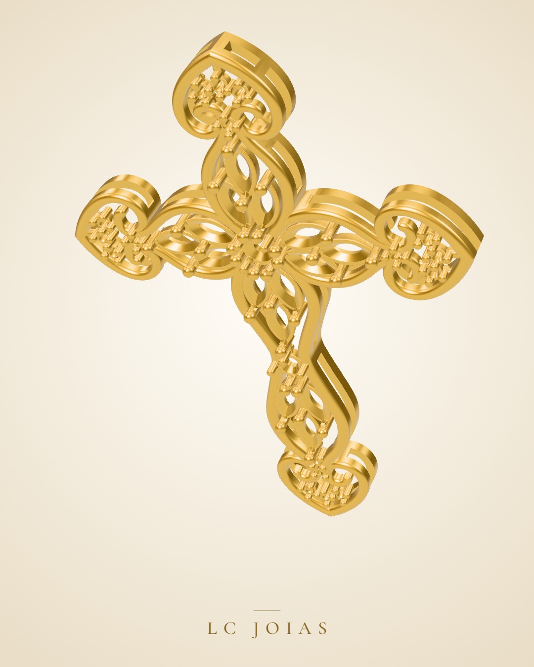 Pingente 7129 pg em ouro